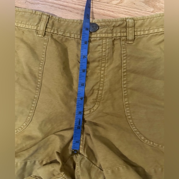 J. Crew Women’s Short - Size 10 - Linen/Cotton Blend - Mustard Yellow - Picture 7 of 8